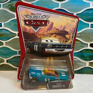 Disney Pixar The World of Cars MARIO ANDRETTI #22 Die-Cast Toy car New